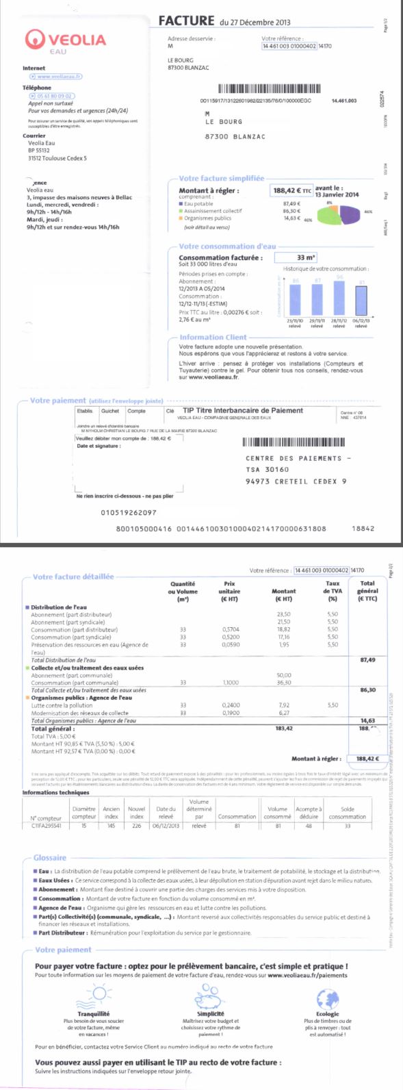 Voir la facture originale en pdf